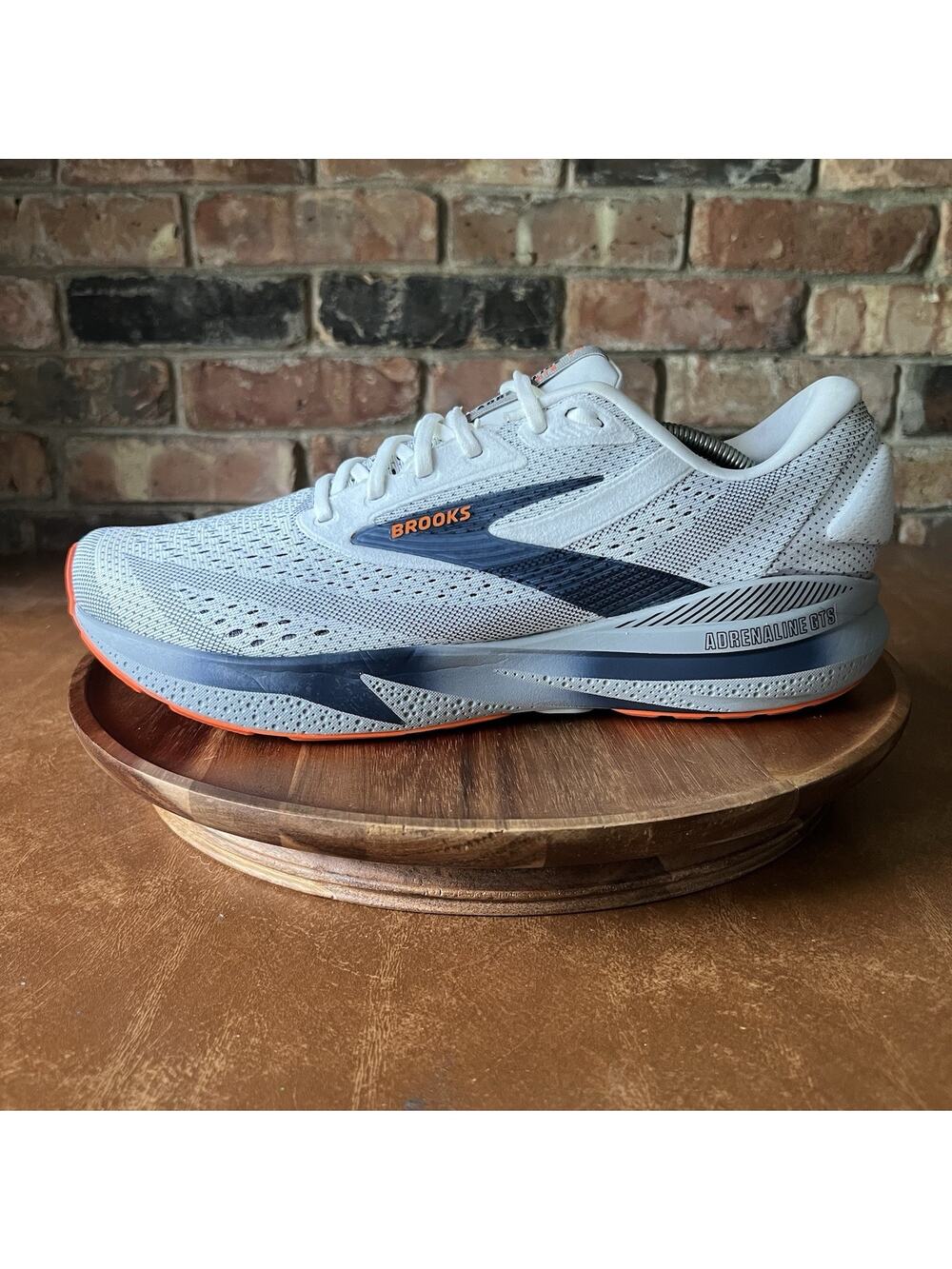 Brooks Adrenaline GTS 24 Supportive Blue White Men's 13 Running Shoes Sneakers
